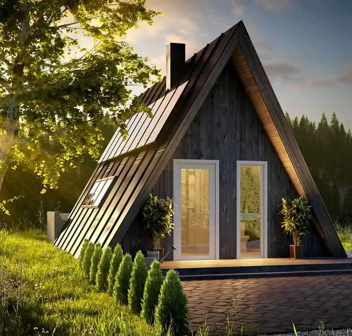 The A Frame House Reimagined By Avrame TAGLEVEL the-a-frame-house-reimagined-by-avrame-taglevel