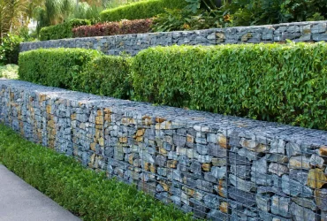 Gabion Wall in Garden - TAG Level