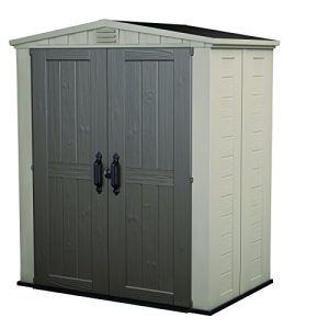 Keter Factor 6x3 Outdoor Storage Shed Kit-Perfect to Store Patio Furniture, Garden Tools, Bike Accessories, Beach Chairs and Push Lawn Mower