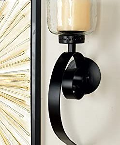 Deco 79 Metal Glass Wall Sconce