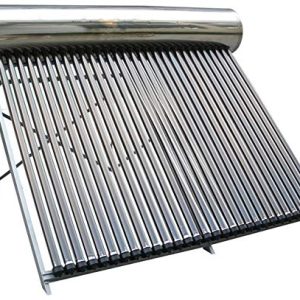 150 Liter SUS304 Passive Duda Solar Water Heater Attached Pressurized Tank Evacuated Tubes Hot