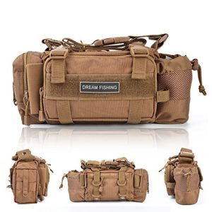 BLISSWILL Fishing Tackle Bags Waist Fishing Bag Water-Resistant Fishing Gear Storage Bag Fly Fishing Bag Durable Handbag Bags for Fishing